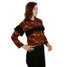 IKAT Print Ruffle Jacket