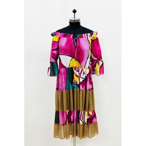 Multi print dress Multi print dress