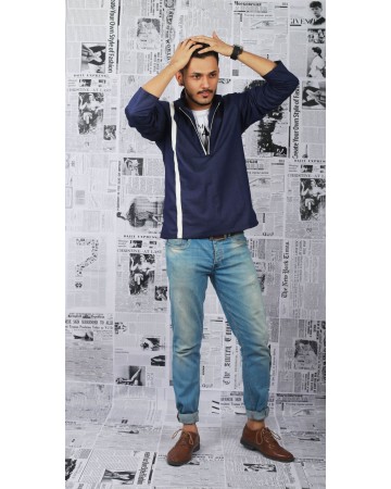 Denim kurta